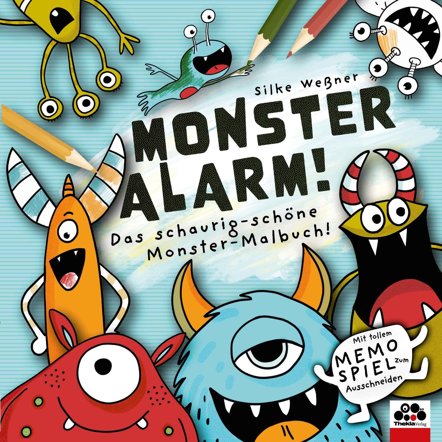 Cover: 9783945711255 | Monster-Alarm! Das schaurig-schöne Monster-Malbuch für Kinder ab 3...