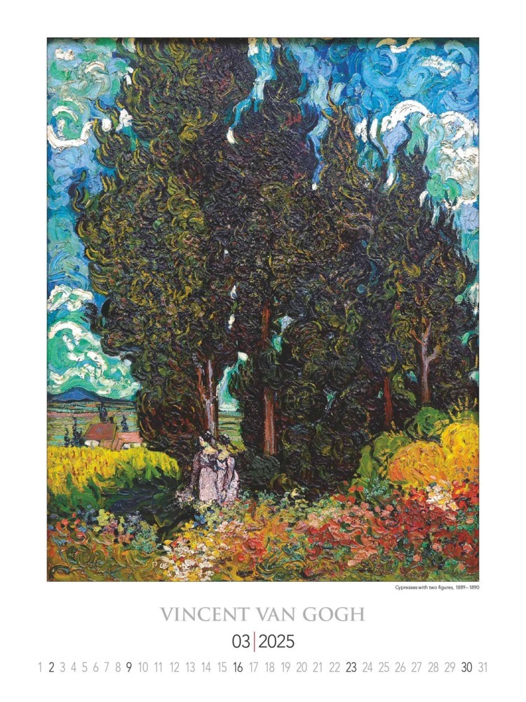 Bild: 4251732344023 | Alpha Edition - Vincent van Gogh 2025 Bildkalender, 42x56cm,...