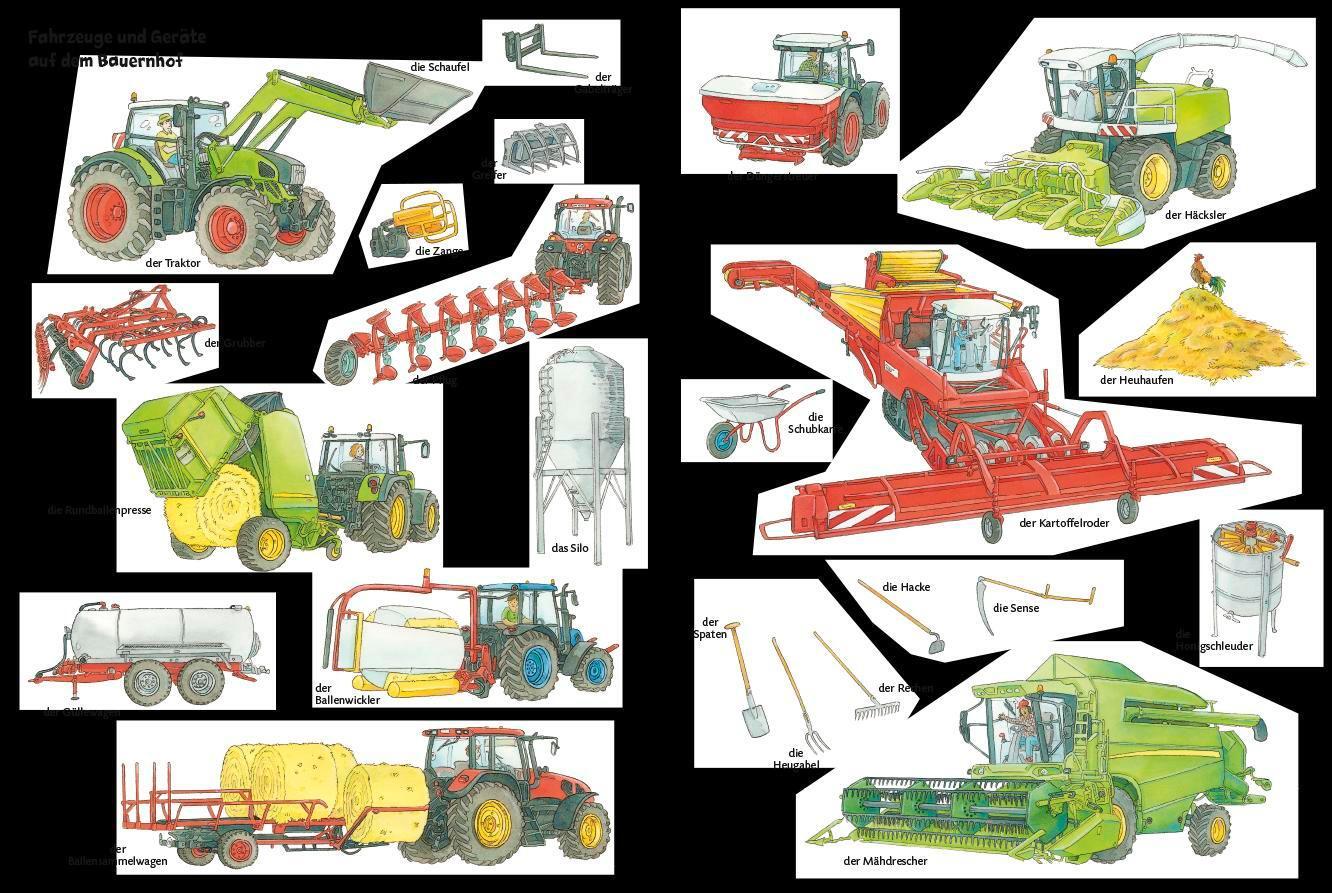Bild: 9783737336383 | Traktor, Kühe &amp; Bauernhof: Das große Wimmelbuch vom Landleben | Braun