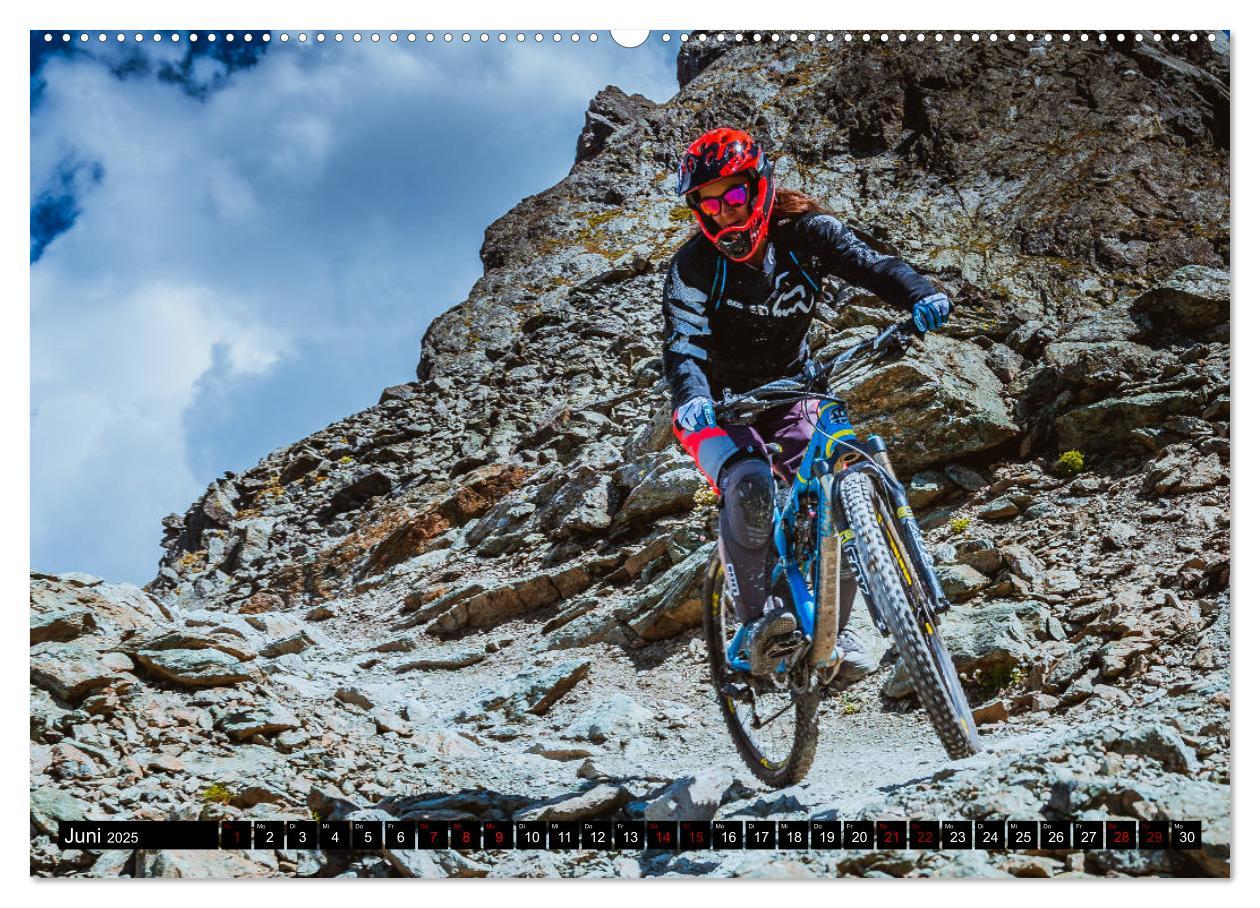 Bild: 9783435433452 | Downhill Action (Wandkalender 2025 DIN A2 quer), CALVENDO...