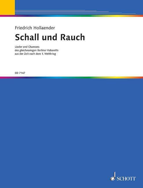 Cover: 9790001074889 | Schall und Rauch | Friedrich Hollaender | Buch | 88 S. | Deutsch