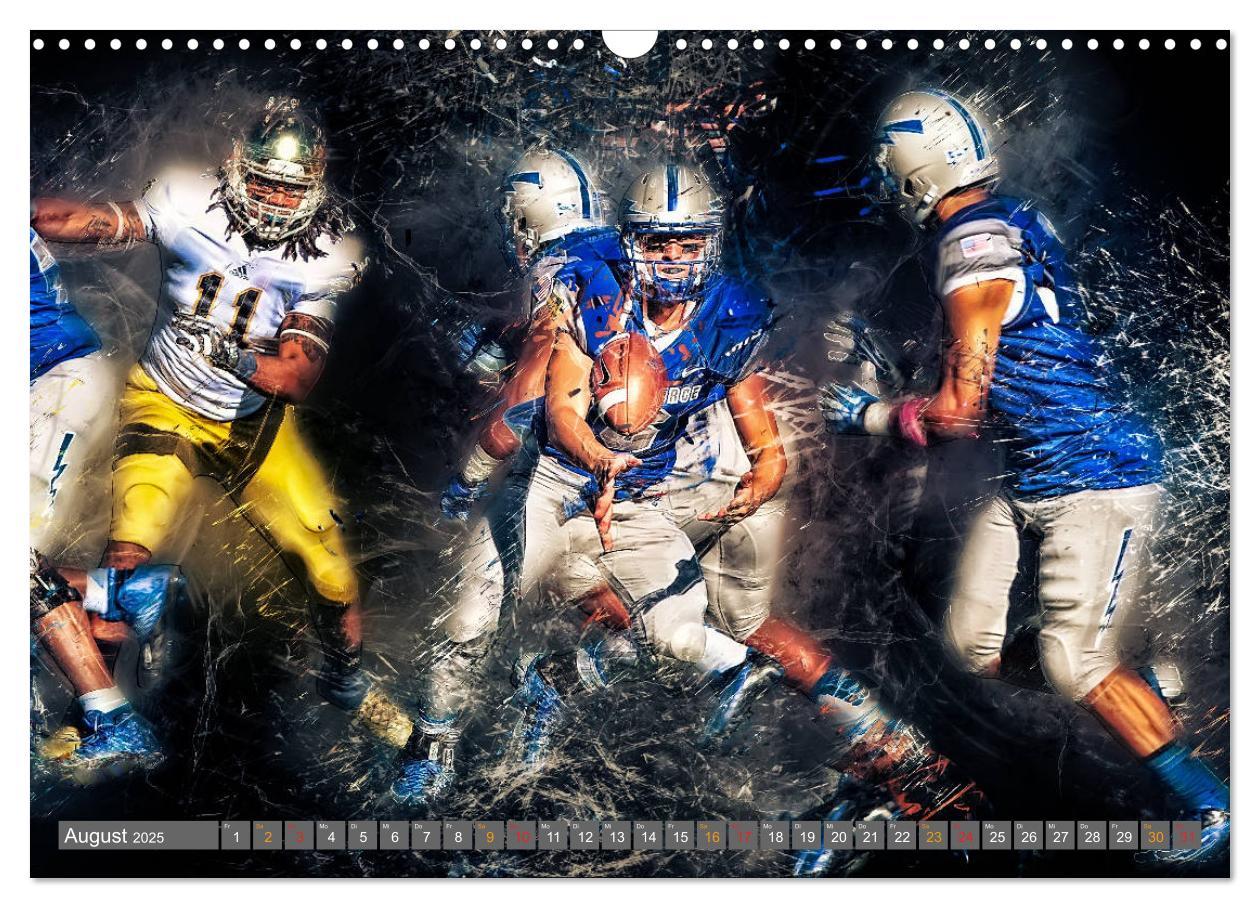 Bild: 9783435329694 | American Football - so cool (Wandkalender 2025 DIN A3 quer),...