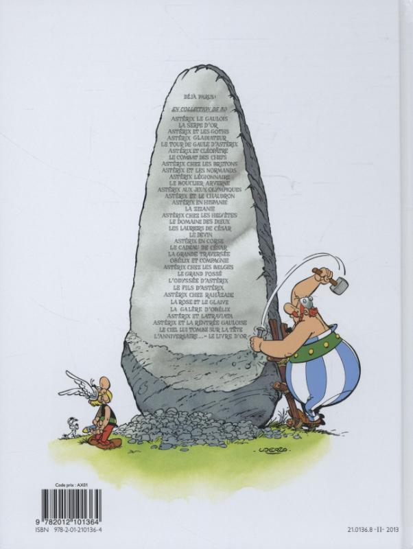 Rückseite: 9782012101364 | Asterix Französische Ausgabe. Asterix gladiateur. Sonderausgabe | Buch