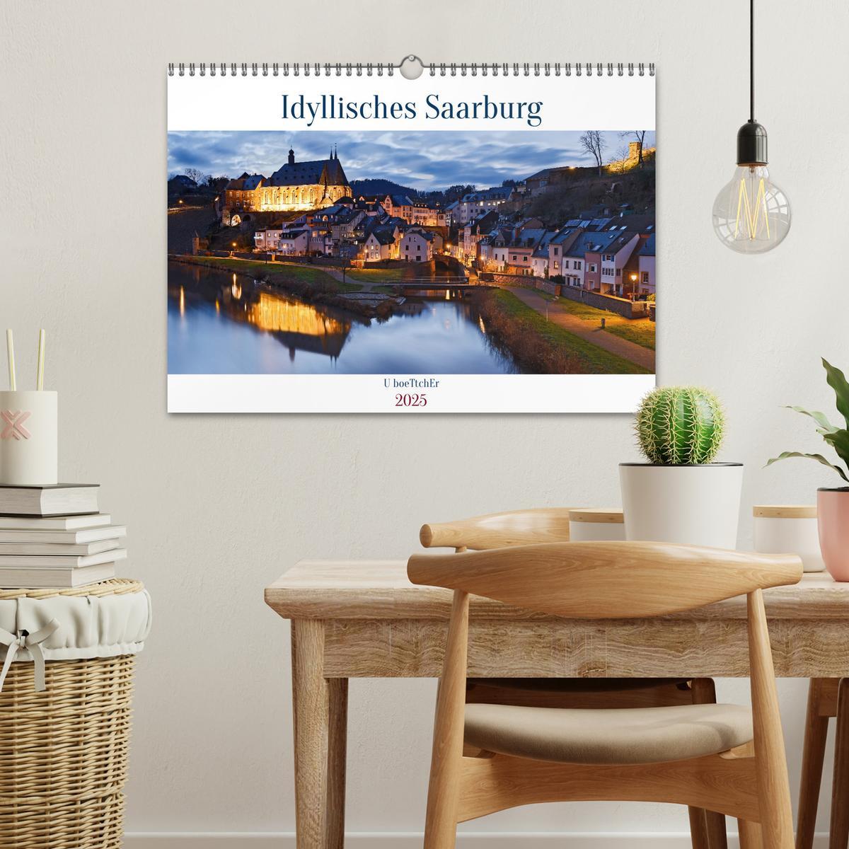 Bild: 9783457139271 | Idyllisches Saarburg (Wandkalender 2025 DIN A3 quer), CALVENDO...