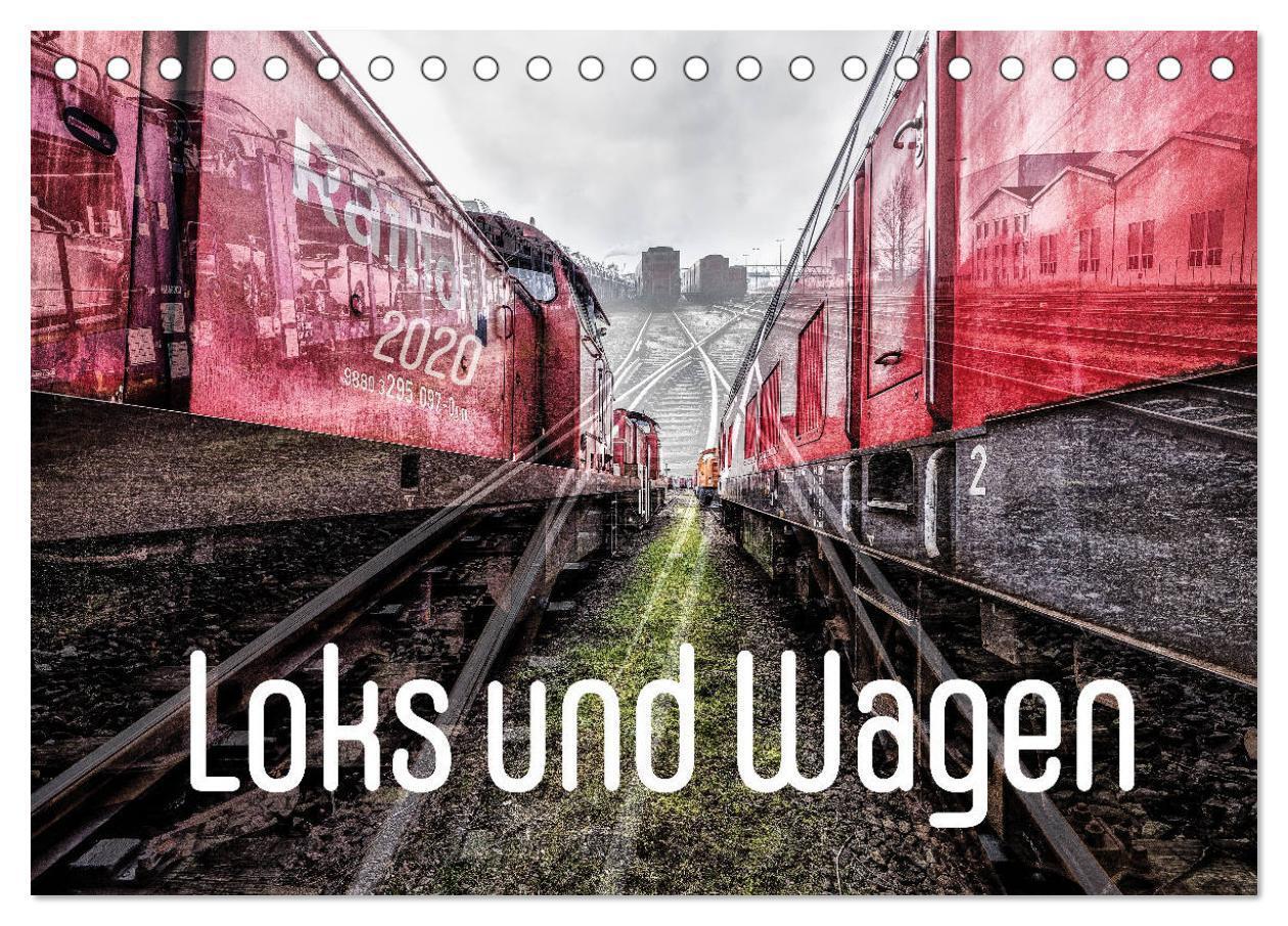 Cover: 9783383000126 | Loks und Wagen (Tischkalender 2024 DIN A5 quer), CALVENDO...
