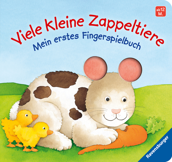 Cover: 9783473433544 | Viele kleine Zappeltiere | Mein erstes Fingerspielbuch | Bernd Penners