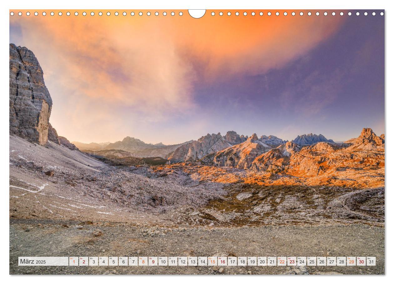 Bild: 9783383997631 | Bergwanderung Dolomiten rund um die Drei Zinnen (Wandkalender 2025...