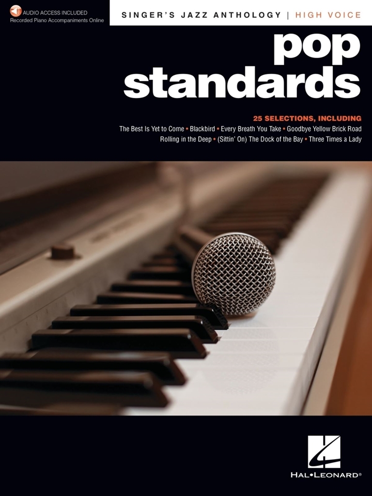 Cover: 888680901820 | Pop Standards | with Recorded Piano Accompaniments Online | 2020