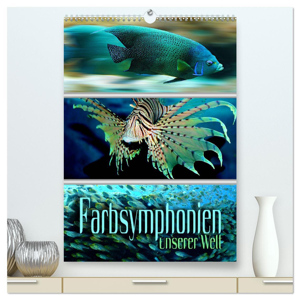 Cover: 9783435900978 | Farbsymphonien unserer Welt (hochwertiger Premium Wandkalender 2025...