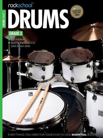 Cover: 9781908920218 | Rockschool Drums - Grade 3 (2012) | Buch + CD | RSK051222 | Englisch