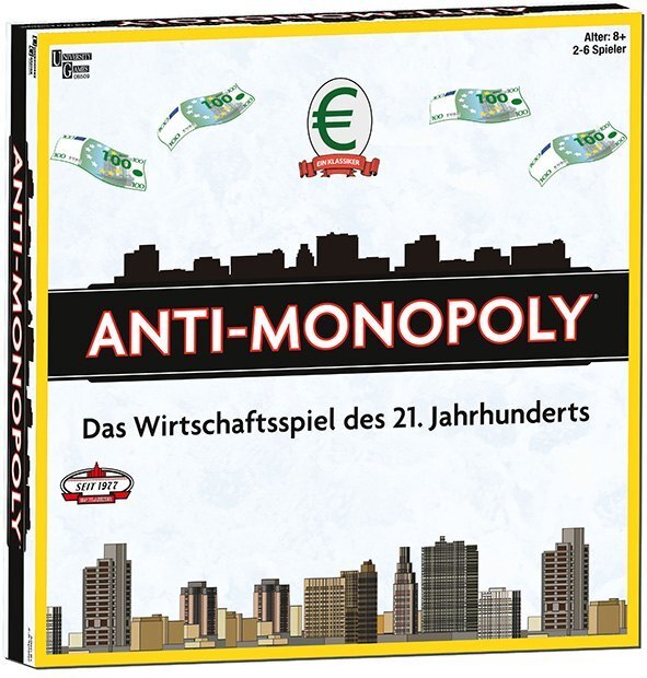 Cover: 794764085099 | Anti-Monopoly (Spiel) | Das Wirtschaftsspiel des 21. Jahrhunderts