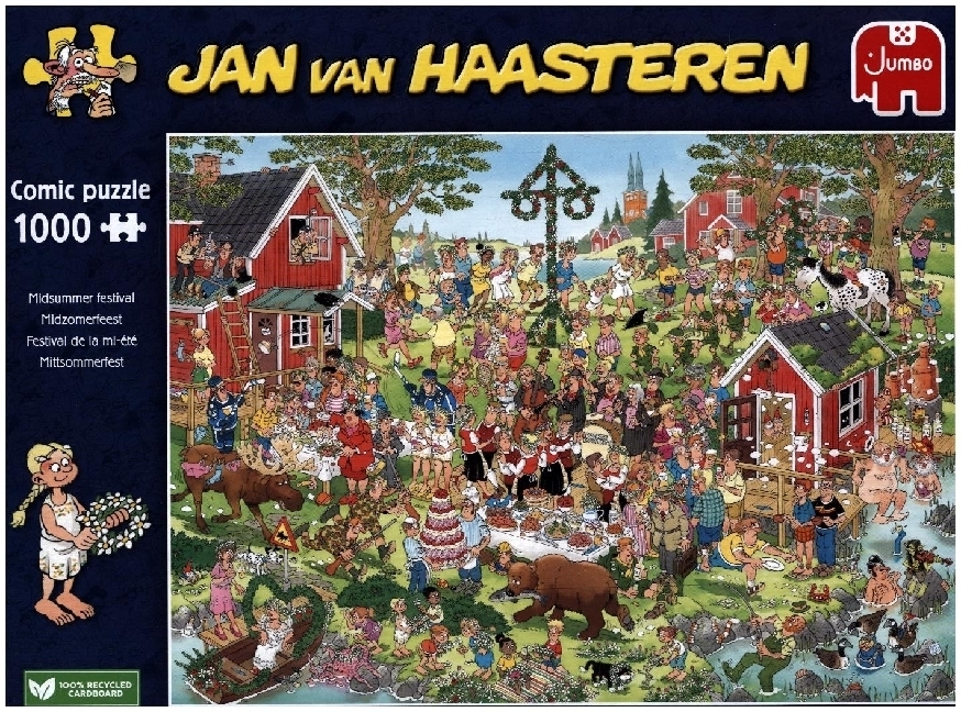 Cover: 8710126000298 | Jan van Haasteren - Mittsommerfestival - 1000 Teile | Spiel | Deutsch