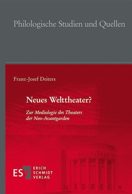 Cover: 9783503209989 | Neues Welttheater? | Zur Mediologie des Theaters der Neo-Avantgarden