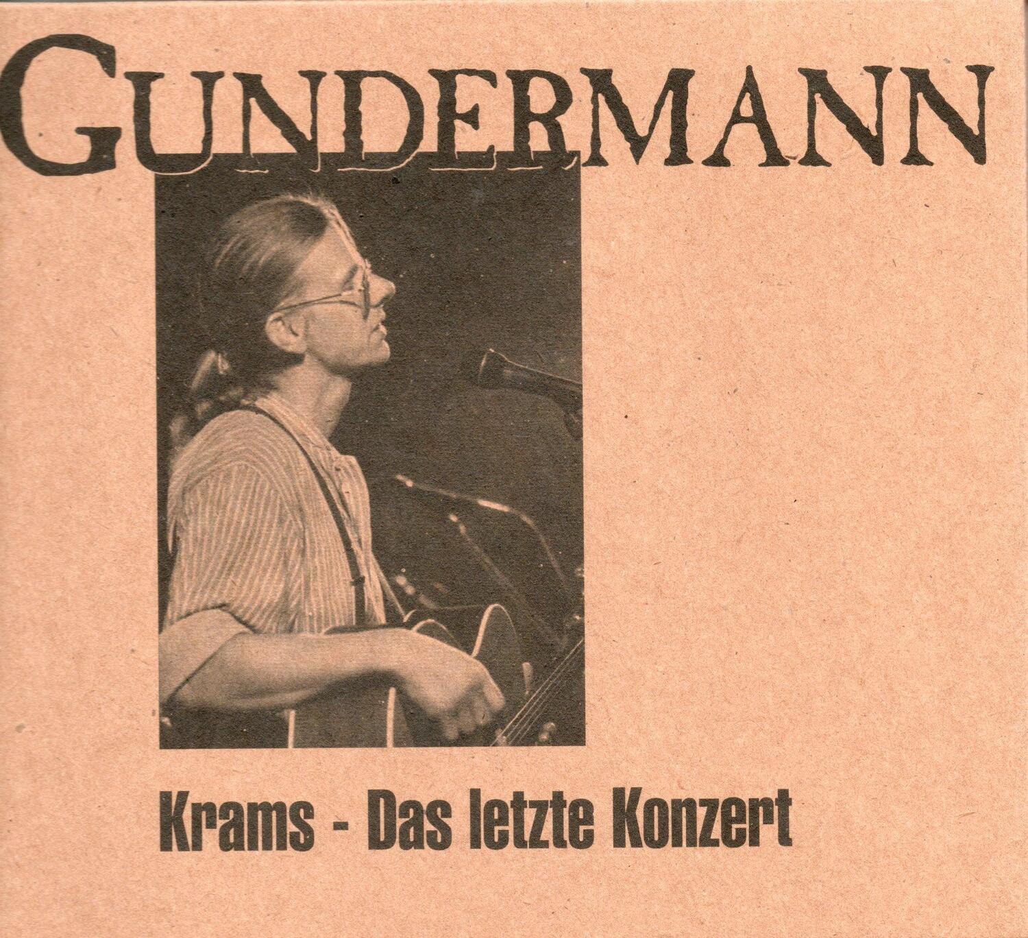 Cover: 4021934906929 | Krams - das letzte Konzert | Gundermann solo | Gerhard Gundermann | CD