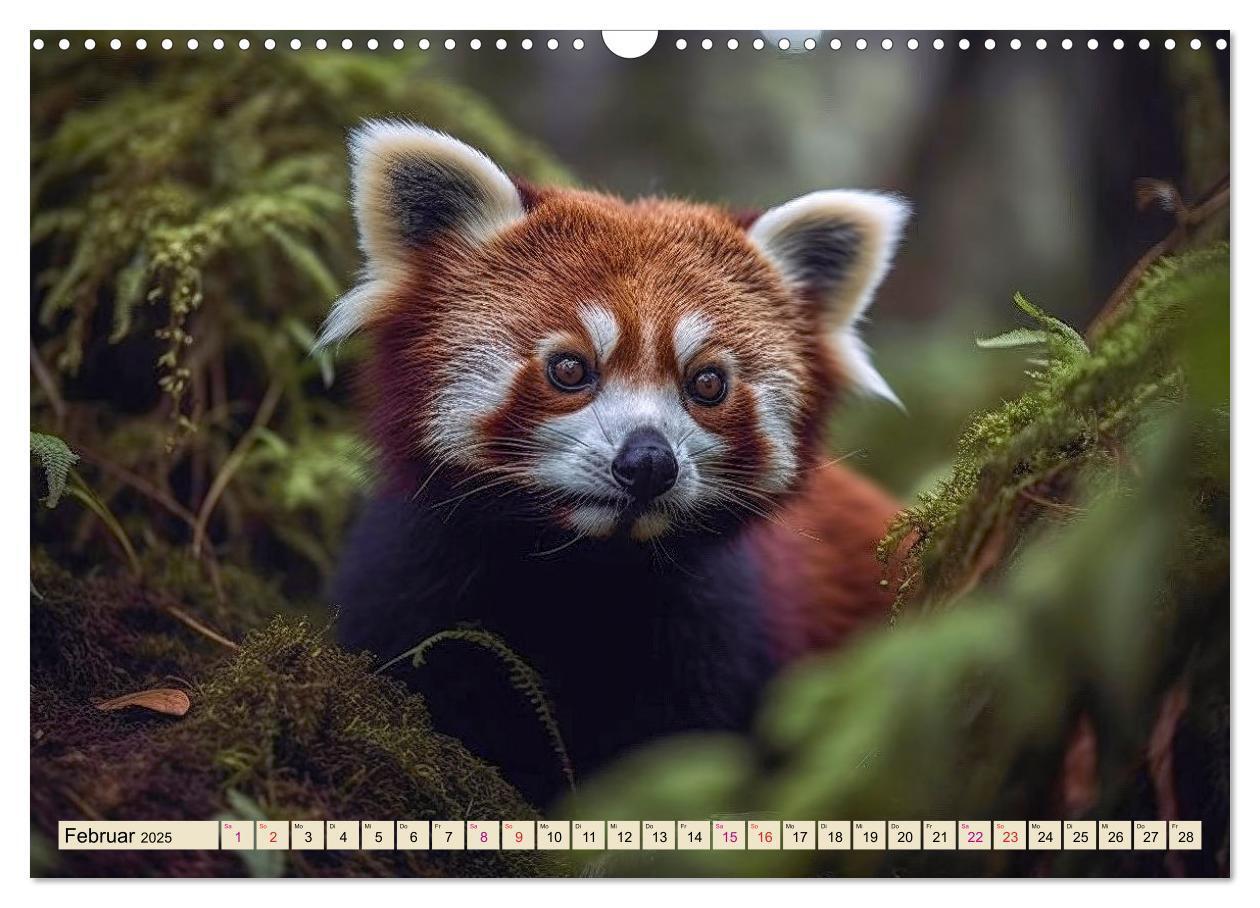 Bild: 9783383905131 | Roter Panda - gefährdeter Katzenbär (Wandkalender 2025 DIN A3...