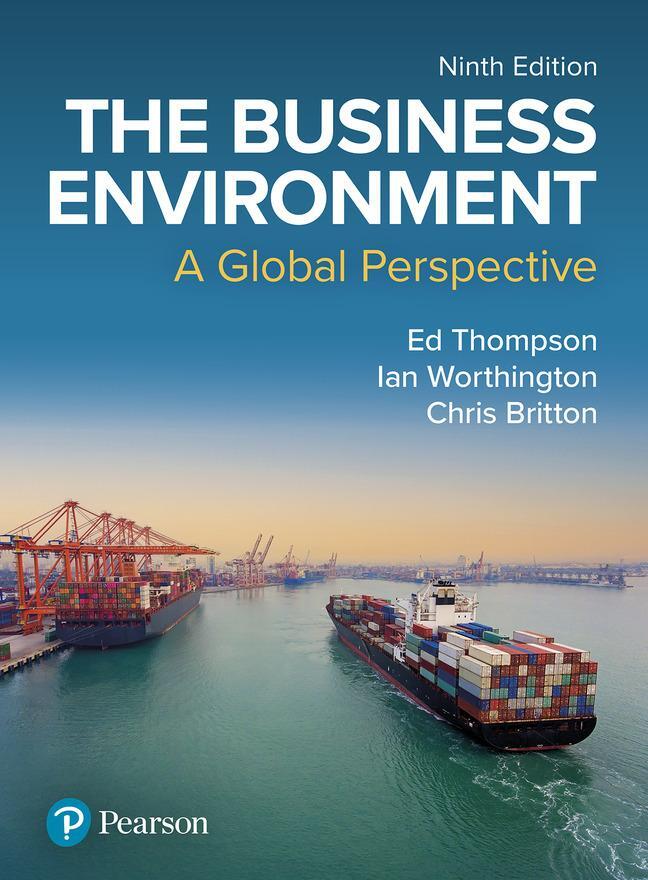 Cover: 9781292417844 | The Business Environment | Ian Worthington (u. a.) | Taschenbuch