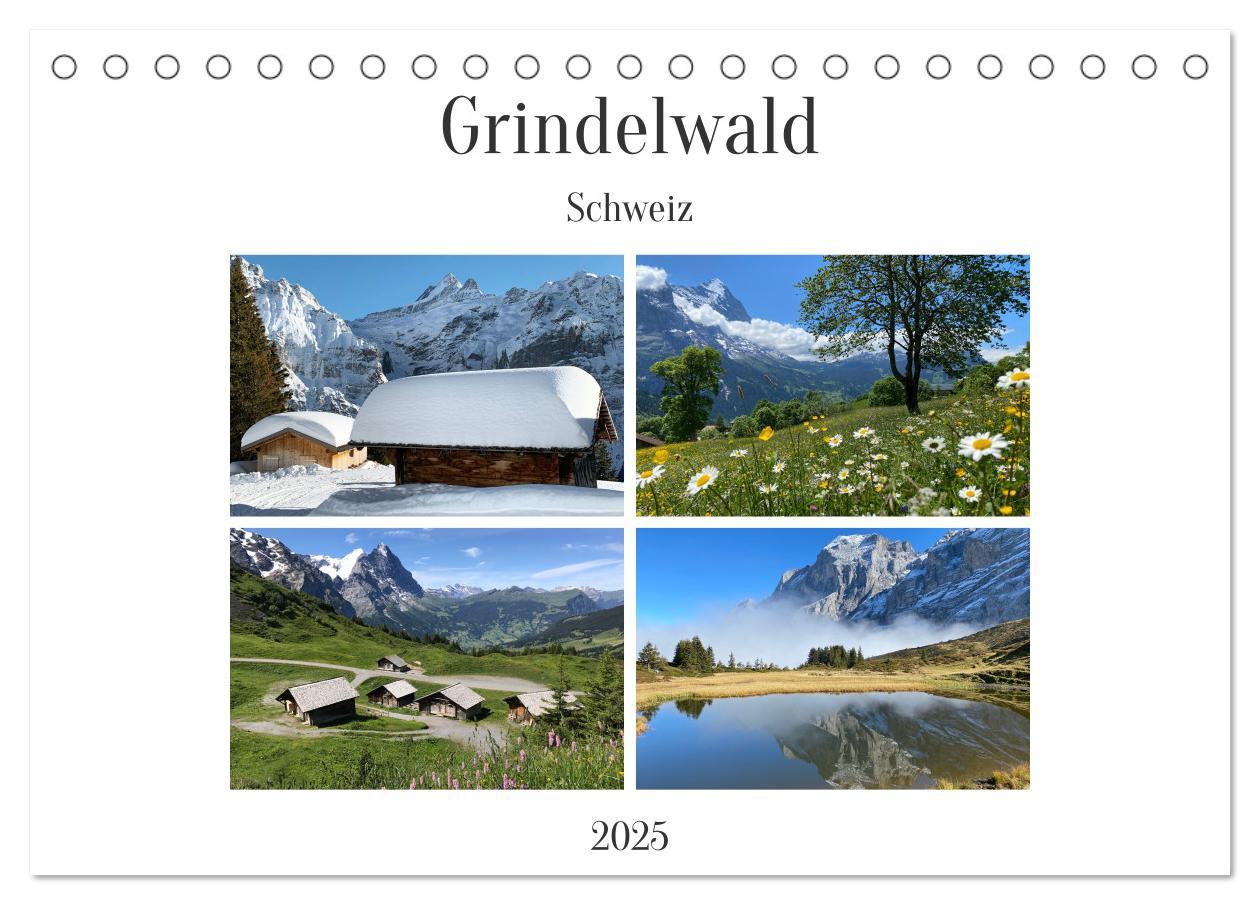 Cover: 9783383886775 | Grindelwald - Jungfrauregion Schweiz (Tischkalender 2025 DIN A5...