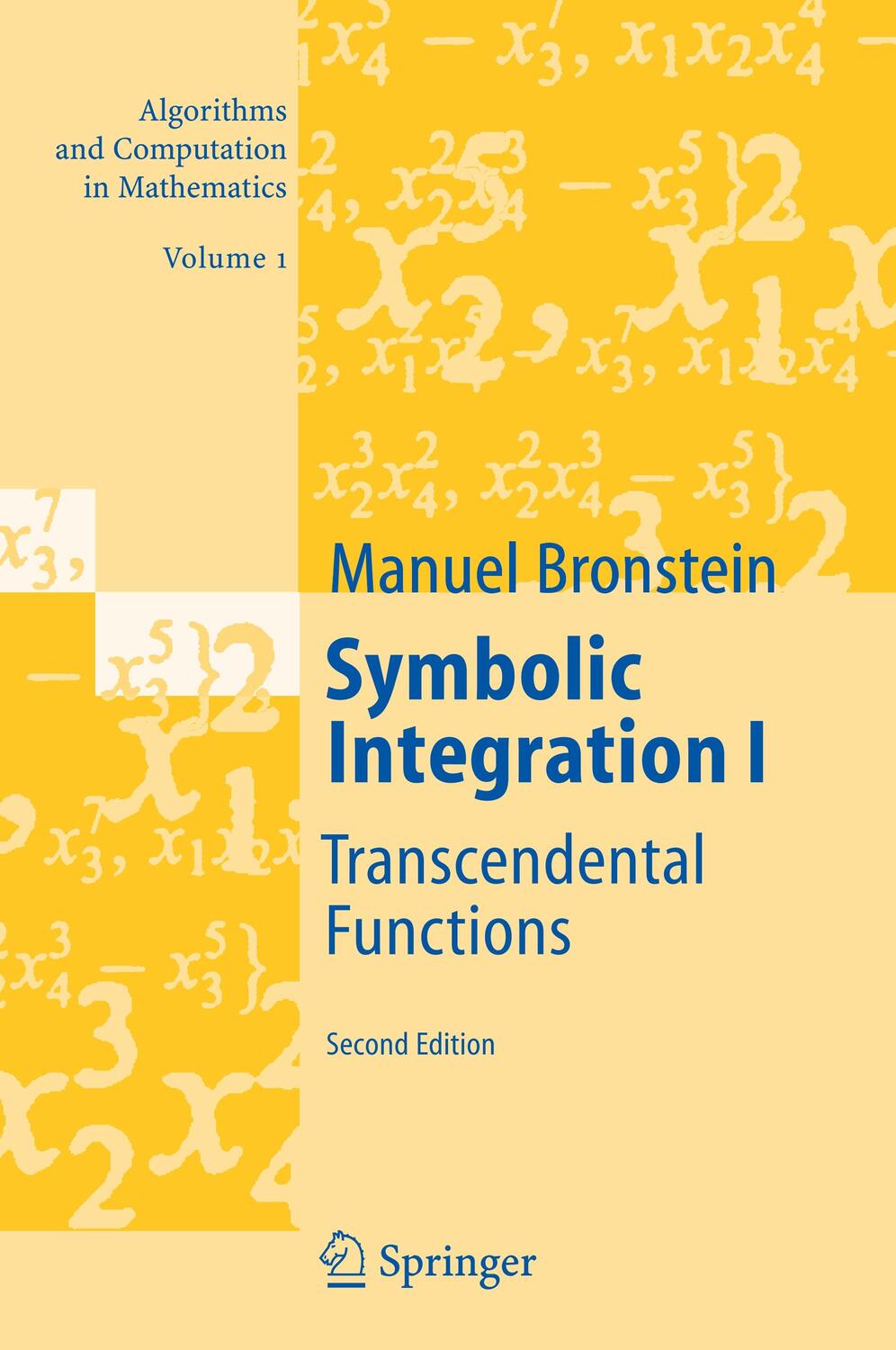 Cover: 9783540214939 | Symbolic Integration I | Transcendental Functions | Manuel Bronstein