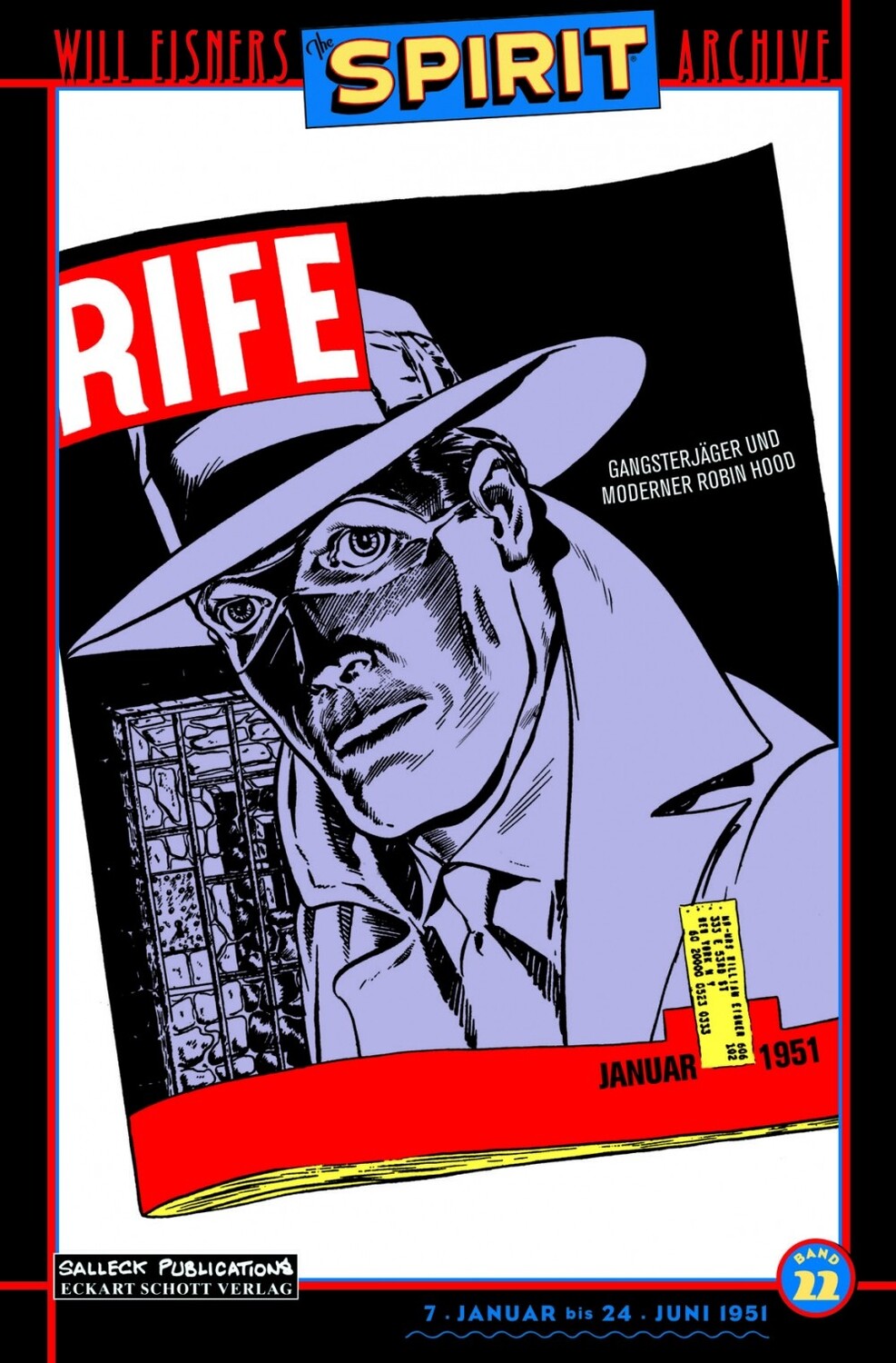 Cover: 9783899085648 | Januar bis Juni 1951 | Will Eisners Spirit Archive 22 | Will Eisner