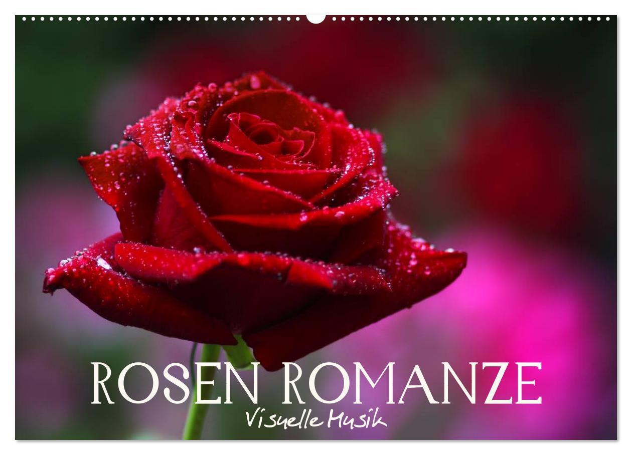 Cover: 9783383446559 | Rosen Romanze - Visuelle Musik (Wandkalender 2024 DIN A2 quer),...