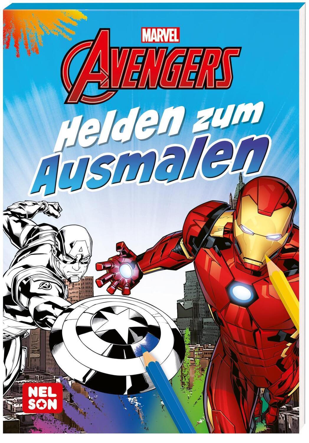 Cover: 9783845122342 | Marvel Avengers: Helden zum Ausmalen | Taschenbuch | MARVEL | Malblock