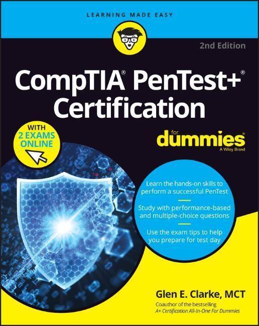 Cover: 9781119867272 | CompTIA PenTest+ Certification For Dummies | Glen E. Clarke | Buch