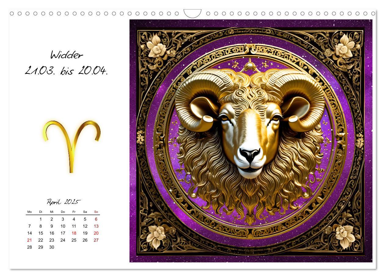 Bild: 9783457220757 | Ein Jahr in Gold (Wandkalender 2025 DIN A3 quer), CALVENDO...