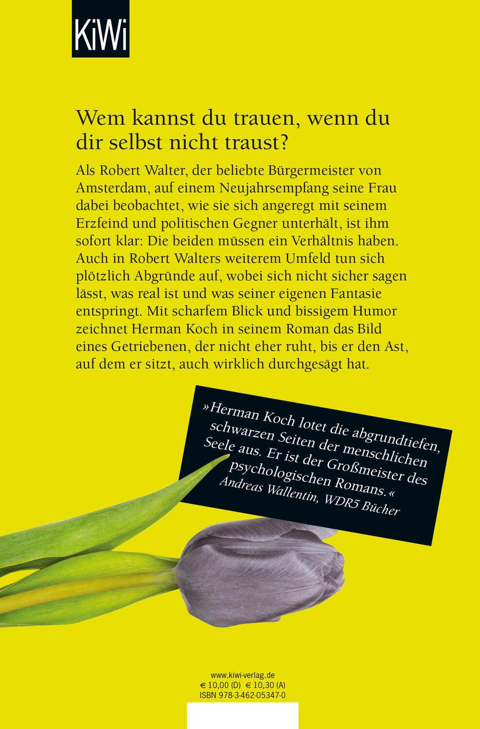 Rückseite: 9783462053470 | Der Graben | Herman Koch | Taschenbuch | 304 S. | Deutsch | 2020