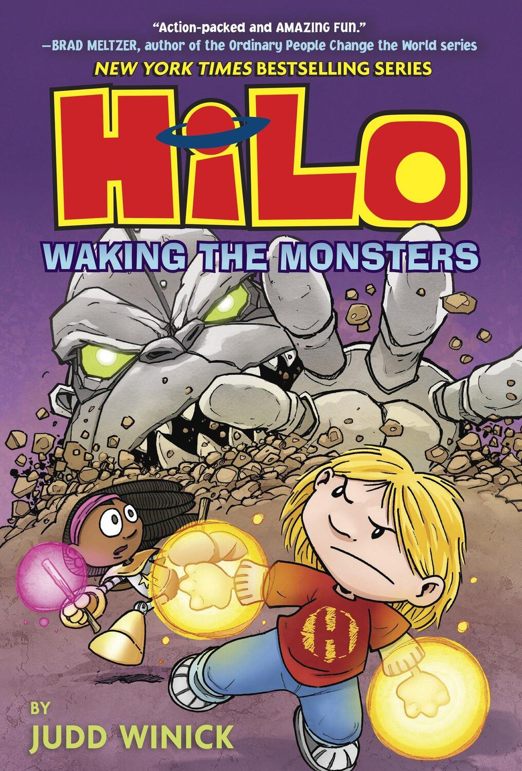 Cover: 9781524714932 | Hilo Book 4: Waking the Monsters | (A Graphic Novel) | Judd Winick