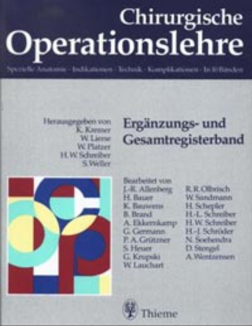 Cover: 9783131118110 | Ergänzungsband und Gesamtregisterband | Karl Kremer (u. a.) | Buch