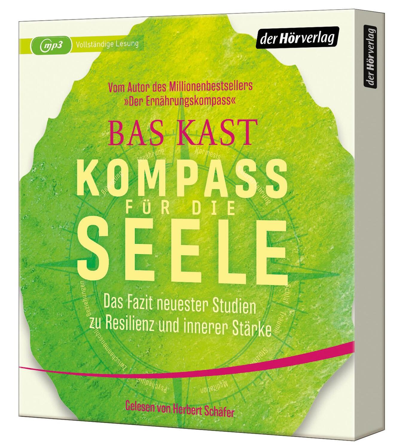 Bild: 9783844548341 | Kompass für die Seele | Bas Kast | MP3 | 1 Audio-CD | Deutsch | 2023