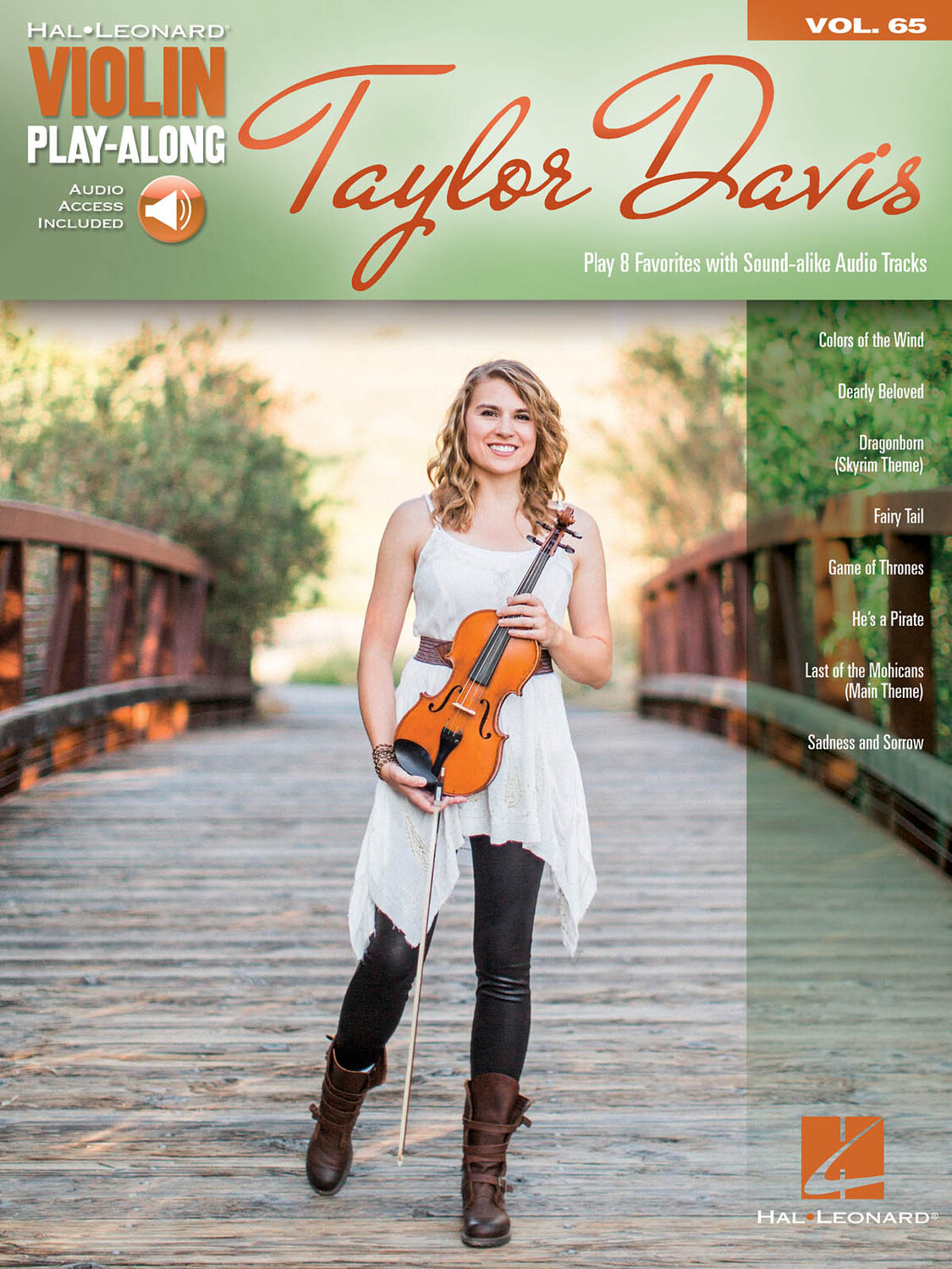 Cover: 888680633325 | Taylor Davis | Violin Play-Along Volume 65 | Violin Play-Along | 2017