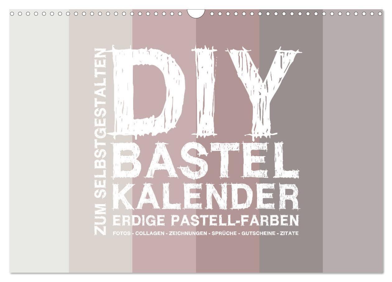 Cover: 9783675874312 | DIY Bastel-Kalender -Erdige Pastell Farben- Zum Selbstgestalten...
