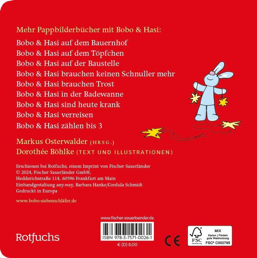 Rückseite: 9783757100261 | Bobo &amp; Hasi warten auf Weihnachten | Dorothée Böhlke | Buch | 18 S.