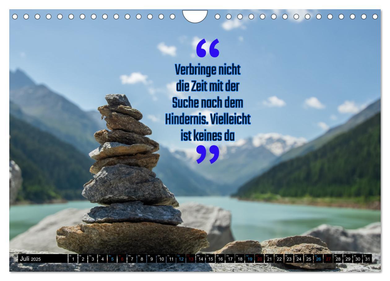 Bild: 9783383868887 | Kopf hoch Motivations Sprüche (Wandkalender 2025 DIN A4 quer),...