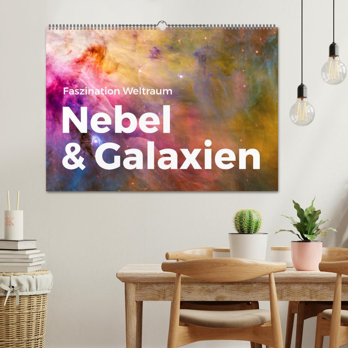 Bild: 9783383918087 | Nebel &amp; Galaxien - Faszination Weltraum (Wandkalender 2025 DIN A2...