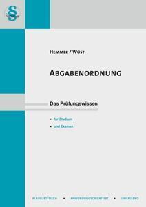 Cover: 9783861935285 | Abgabenordnung | Karl-Edmund Hemmer (u. a.) | Taschenbuch | Deutsch
