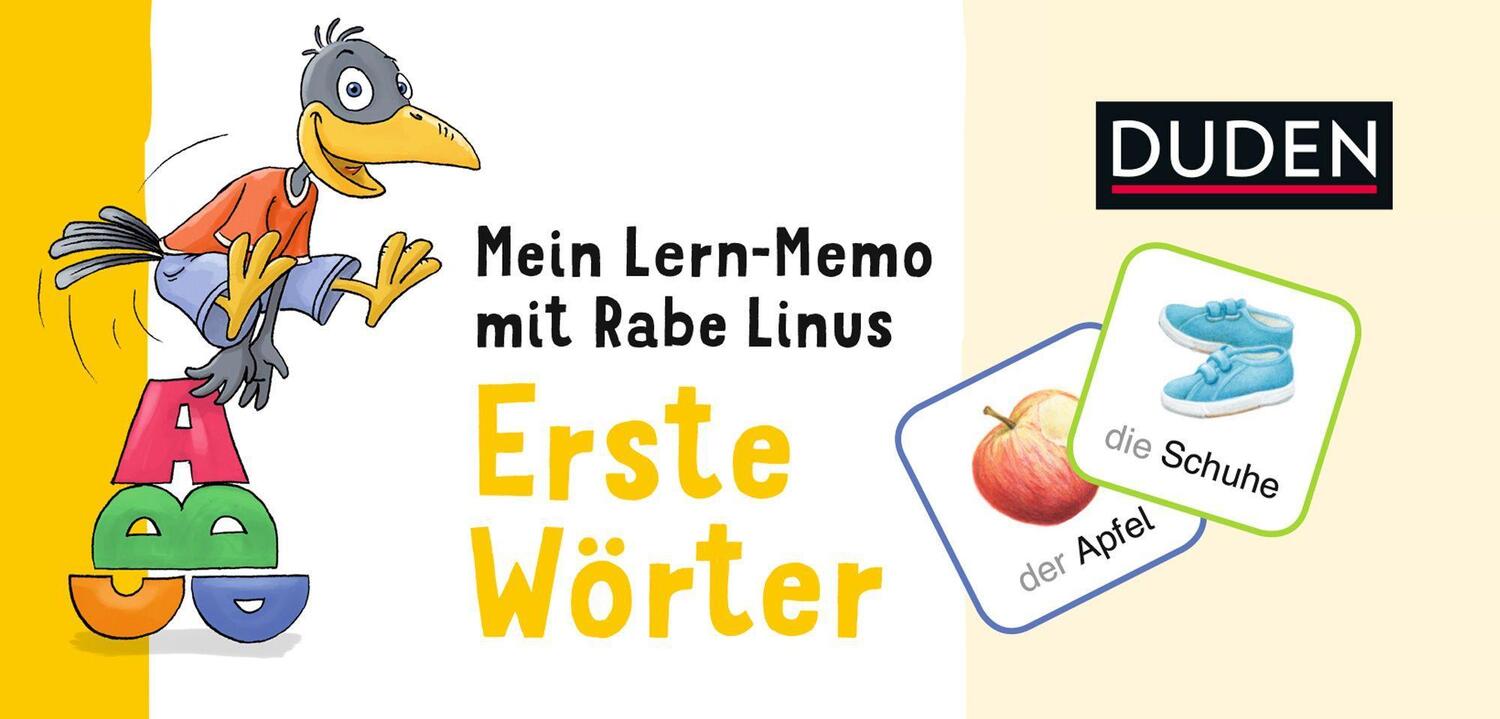 Cover: 9783411727834 | Mein Lern-Memo mit Rabe Linus - Erste Wörter | Dorothee Raab | Spiel