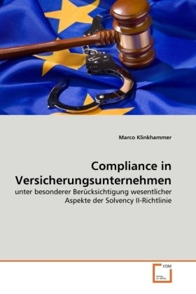 Cover: 9783639361285 | Compliance in Versicherungsunternehmen | Marco Klinkhammer | Buch