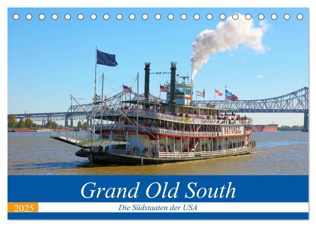 Cover: 9783435163410 | Grand Old South - Die Südstaaten der USA (Tischkalender 2025 DIN A5...