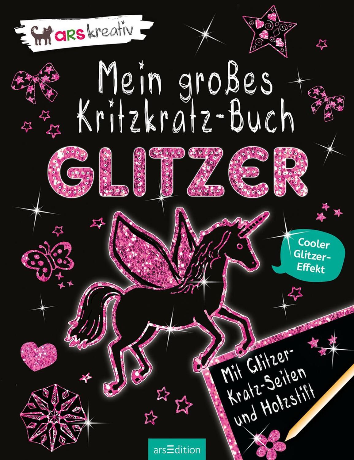 Bild: 9783845807225 | Mein großes Kritzkratz-Buch Glitzer | Elizabeth Golding | Taschenbuch