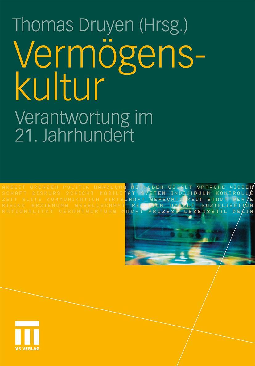 Cover: 9783531173757 | Vermögenskultur | Verantwortung im 21. Jahrhundert | Thomas Druyen