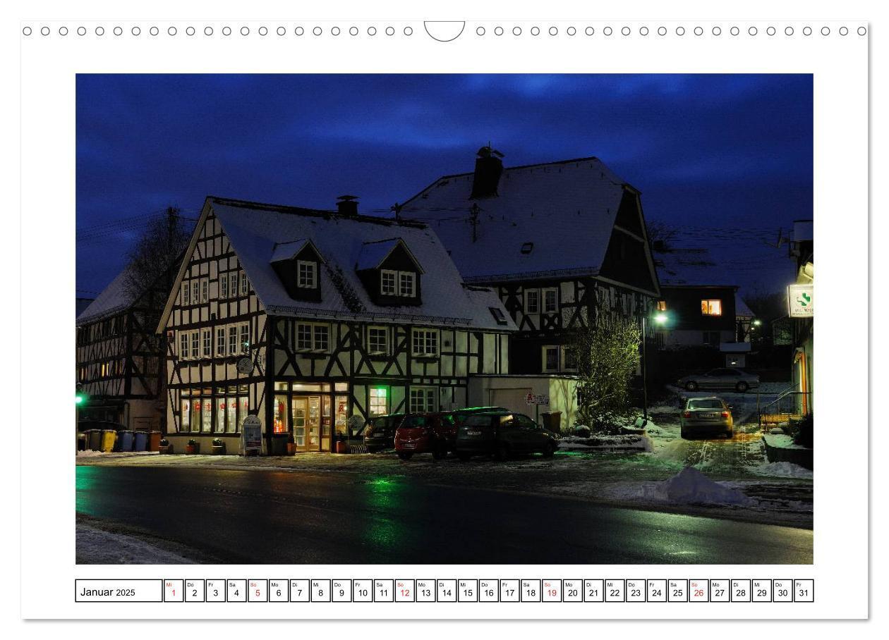 Bild: 9783435613922 | Blaue Stunde im Siegerland (Wandkalender 2025 DIN A3 quer),...