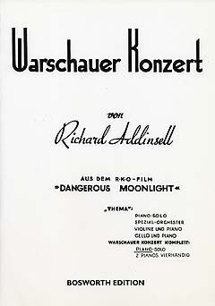 Cover: 9783936026504 | Addinsell: Warschauer Konzert - komplett KLavier Solo | Buch | Buch