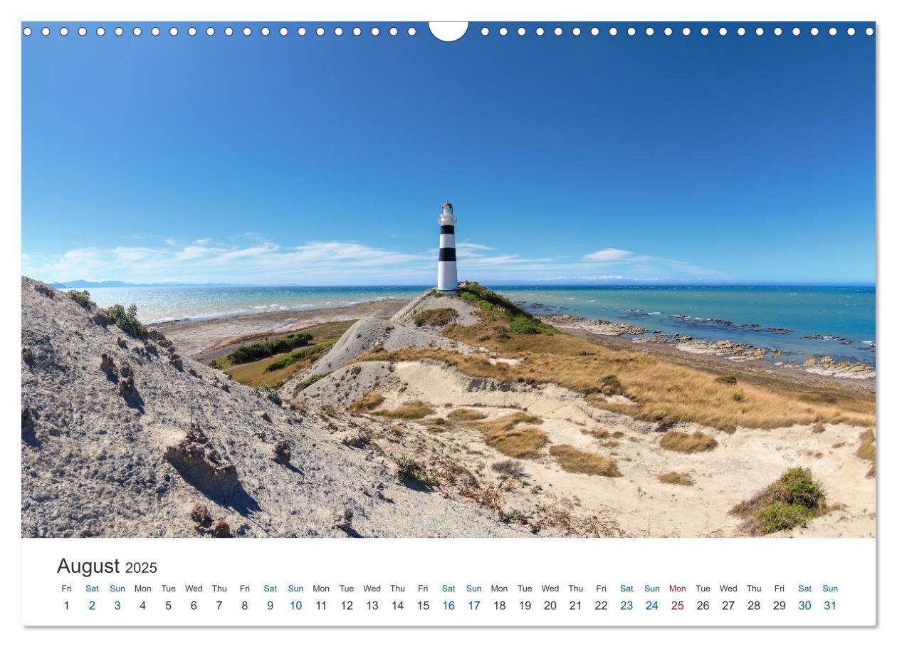 Bild: 9781325944873 | Lighthouses of New Zealand (Wall Calendar 2025 DIN A3 landscape),...