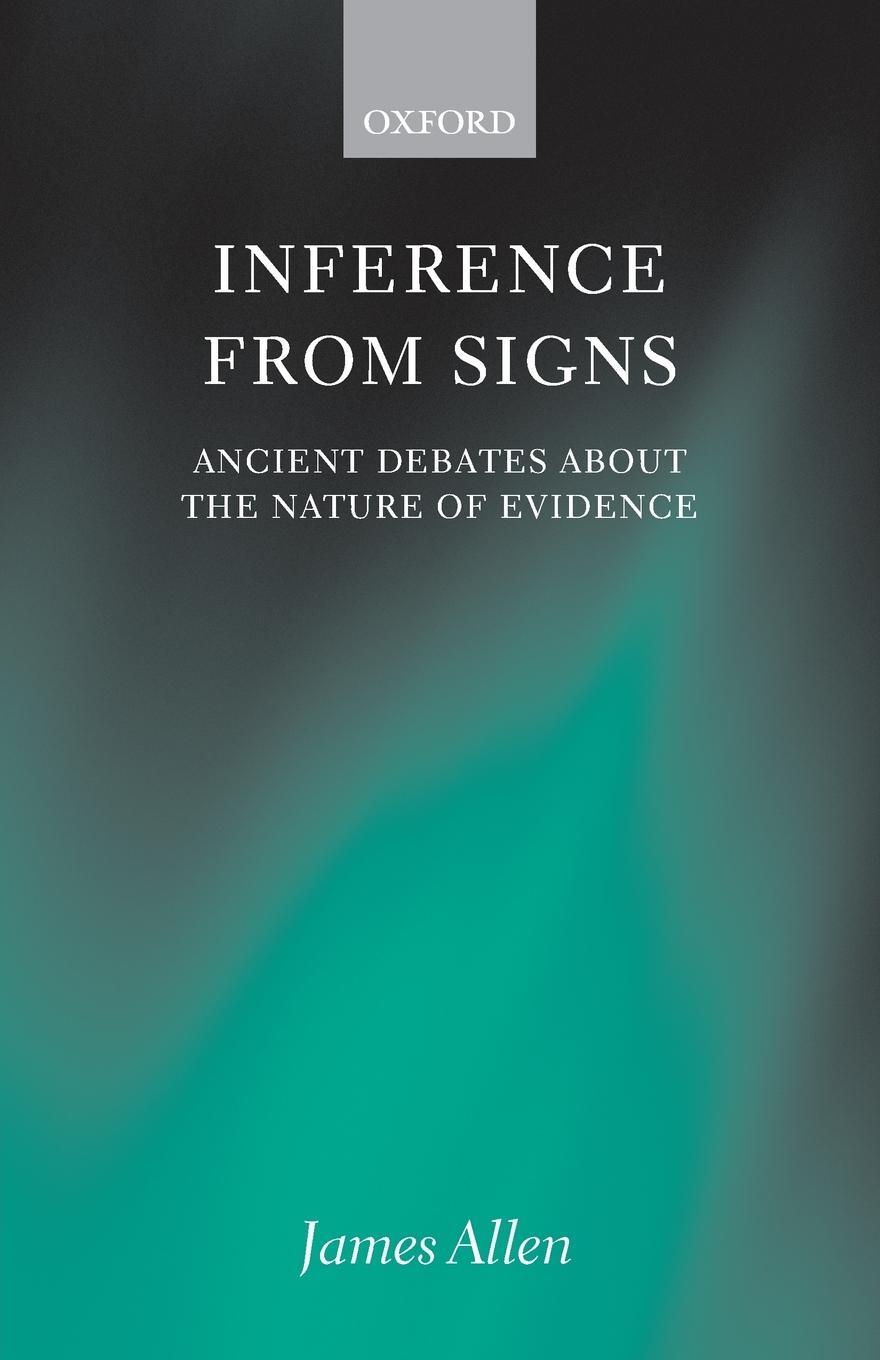 Cover: 9780199550494 | Inference from Signs | Ancient Debates about the Nature of Evidence