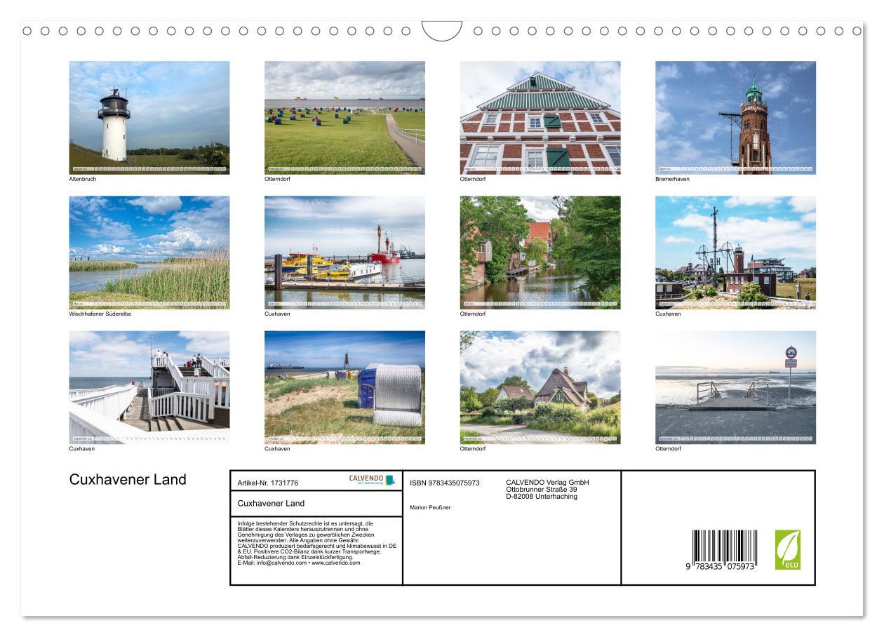 Bild: 9783435075973 | Cuxhavener Land (Wandkalender 2025 DIN A3 quer), CALVENDO...