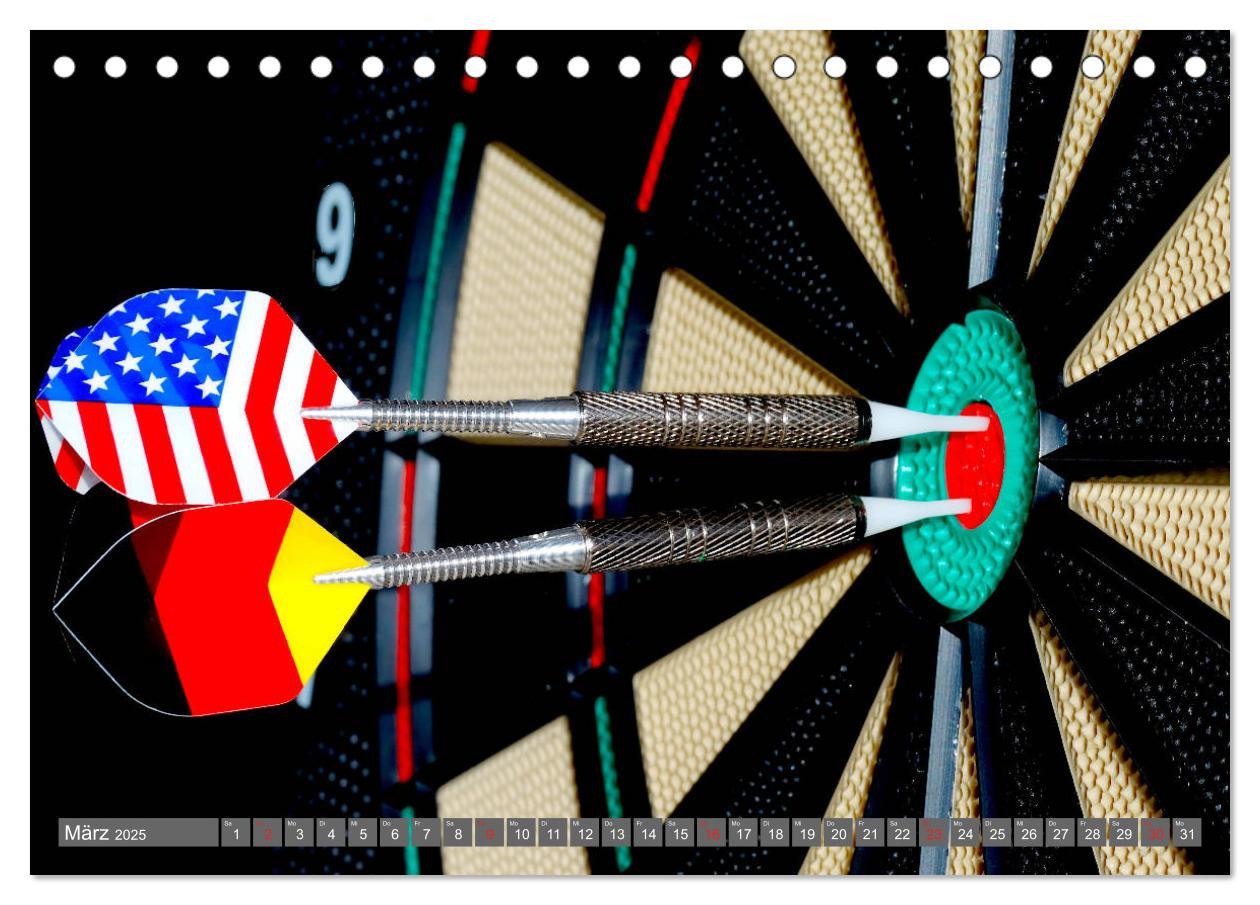 Bild: 9783435289073 | Darts. Konzentration - Sport - Spannung (Tischkalender 2025 DIN A5...