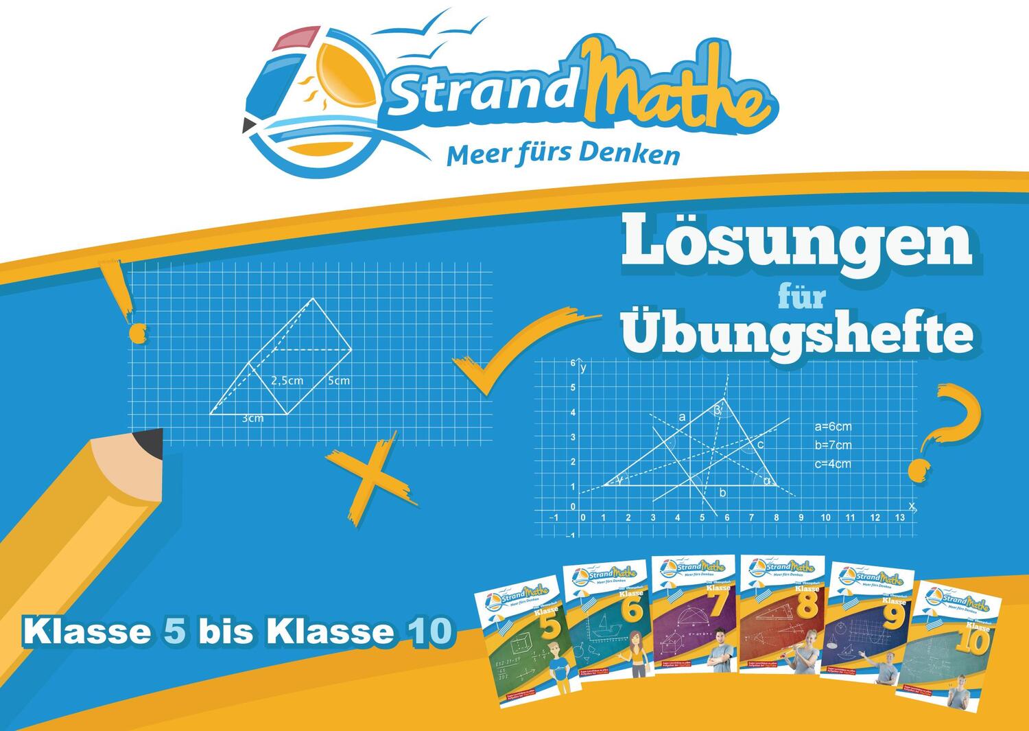 Cover: 9783946641001 | StrandMathe Lösungsheft zu Übungsheften Klasse 5-10: Lösungswege -...