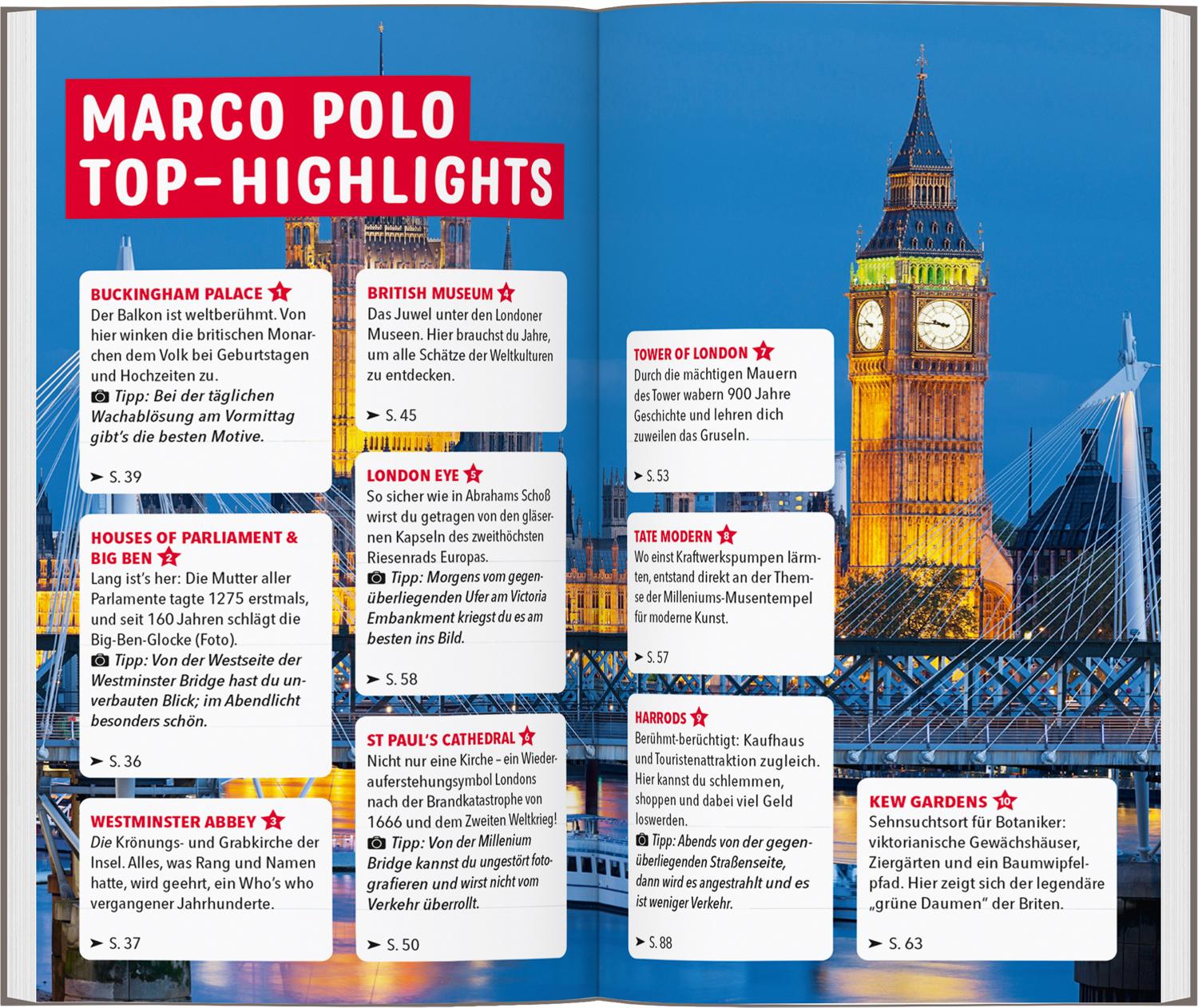 Bild: 9783829738101 | MARCO POLO Reiseführer London | Birgit Weber (u. a.) | Taschenbuch